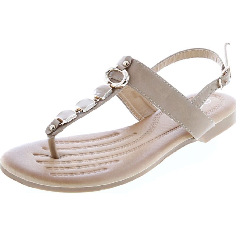 Forever Link Nia-22 Taupe Womens sandals 8 NEW